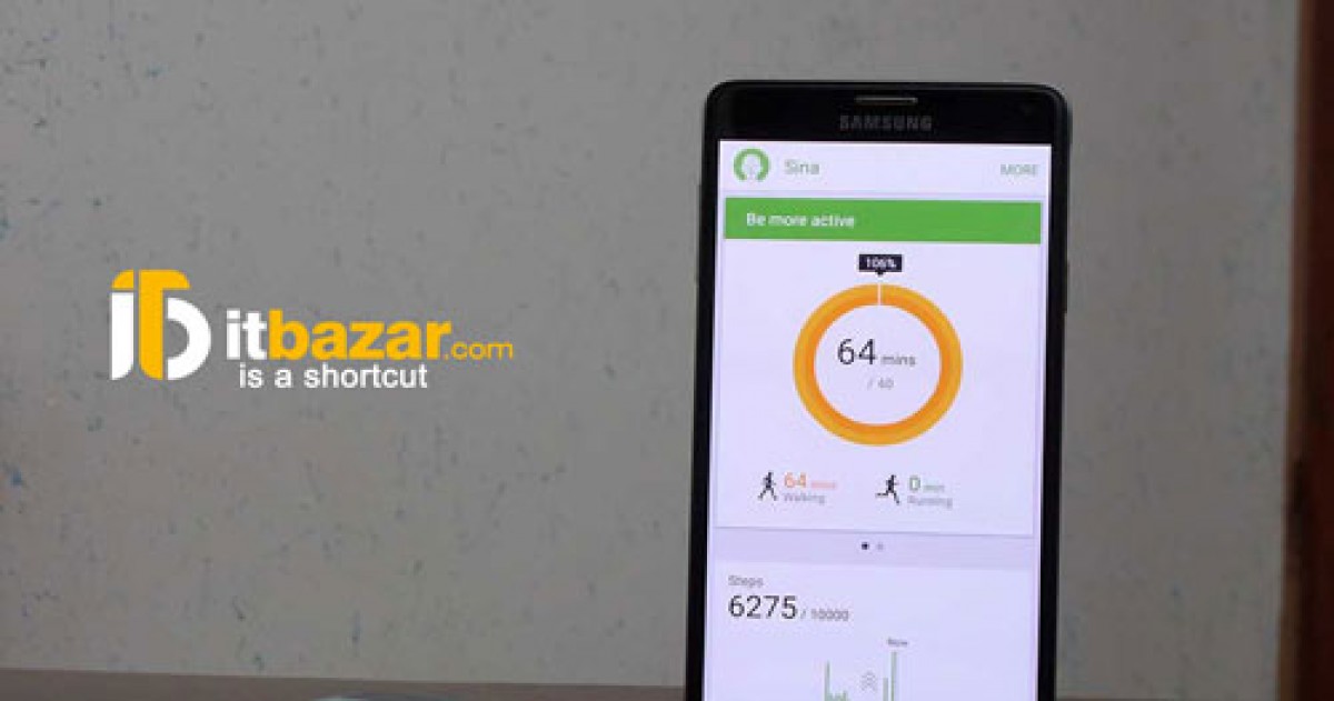 برنامه S Health برای گوشی موبایل سامسونگ Galaxy Note 4