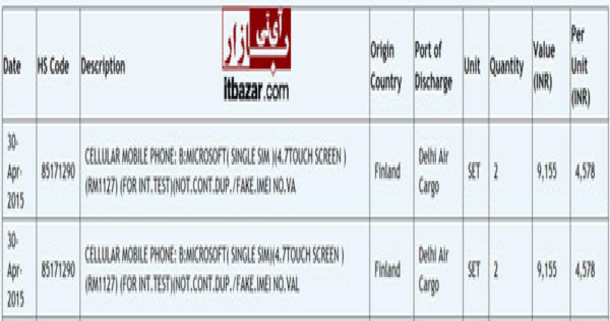 افشای گوشی موبایل ویندوز فونی جدید مایکروسافت با نمایشگر 4.7