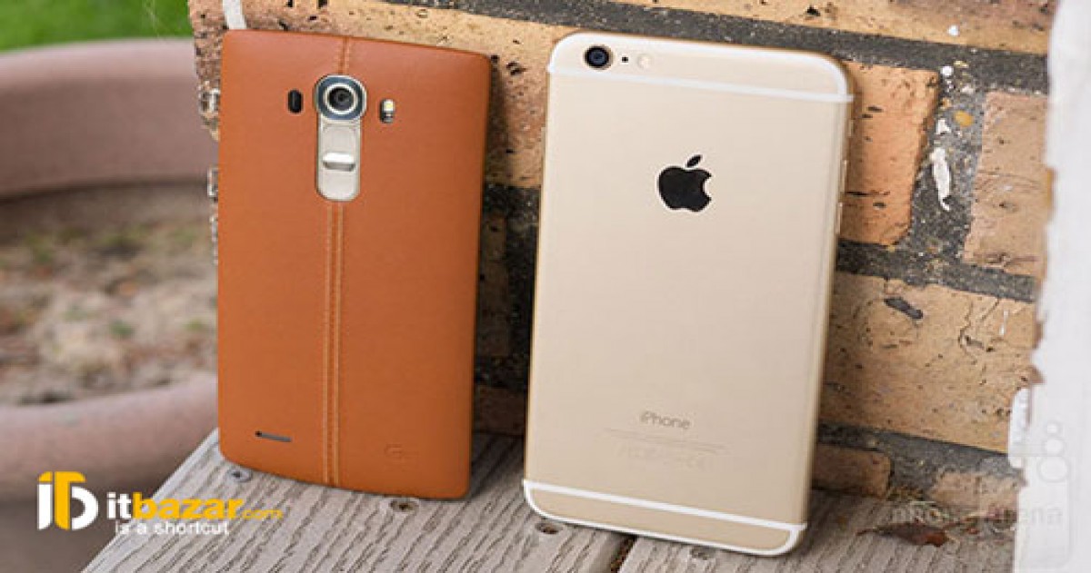 مقایسه کامل دو گوشی موبایل برتر دنیا LG G4 و iPhone 6 Plus