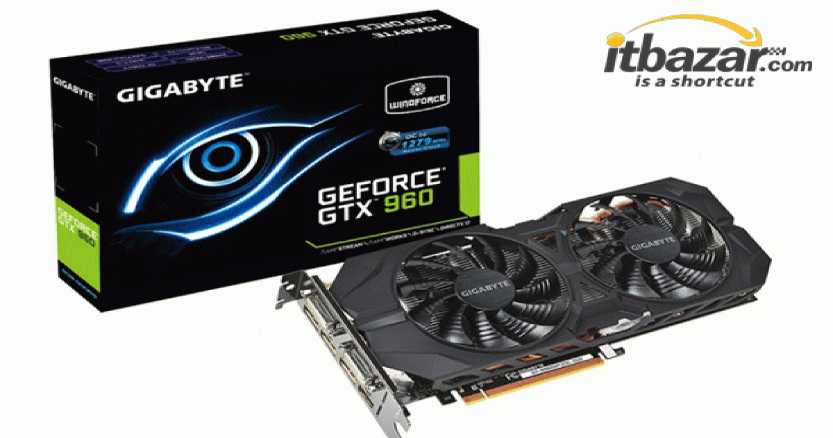 عرضه کارت گرافیک گیگابایت GTX960 همراه با قابلیت های جدید