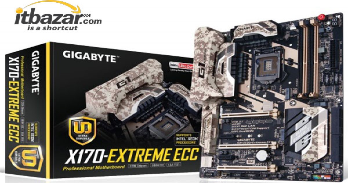 مادربرد گیگابایت GA-X170-EXTREME ECC مجهز به چیپست C236