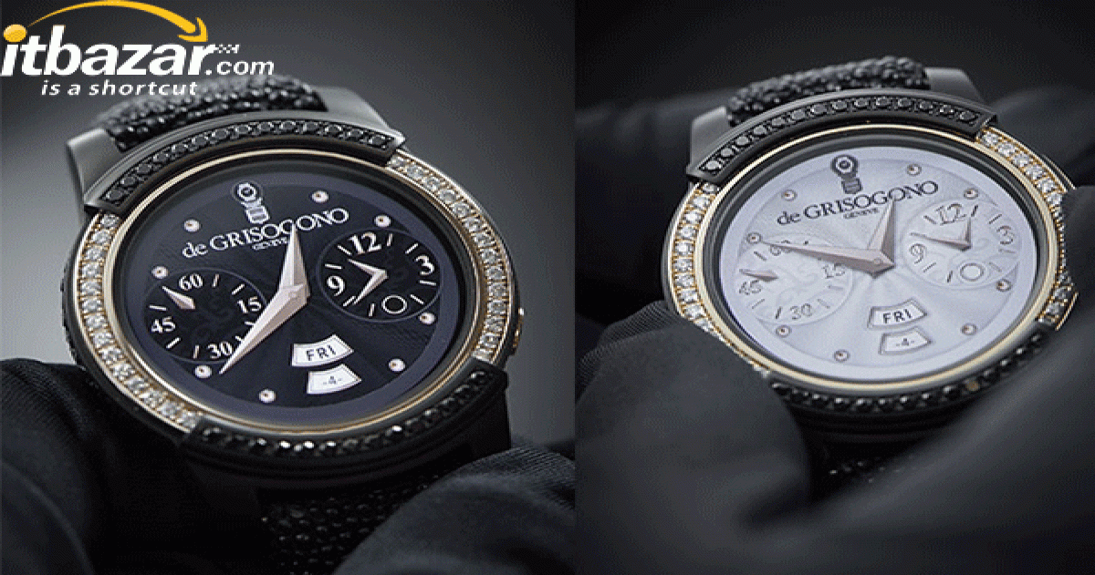 جدید ترین ساعت هوشمند سامسونگ Gear S2 دارای 127 الماس سیاه سفید