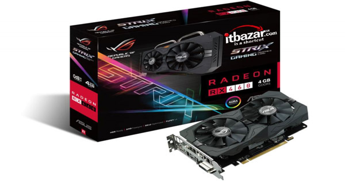 کارت گرافیک ایسوس ROG STRIX RX 460 هیجانی تازه برای گیمر ها