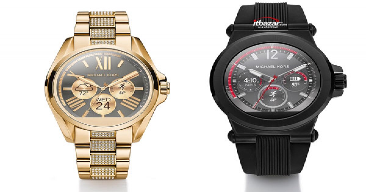ساعت های هوشمند مایکل کورس دارای دو طرح مخلتف برای آقایان و بانوان