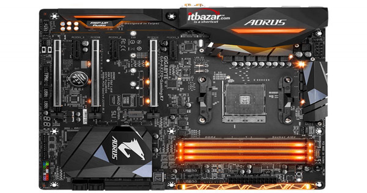 قیمت مادربرد گیمینگ گیگابایت Aorus GA-AX370-K7 اعلام شد