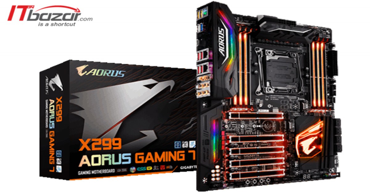 مادربرد گیمینگ گیگابایت X299 AORUS مجهز به جدید ترین فناوری های روز دنیا