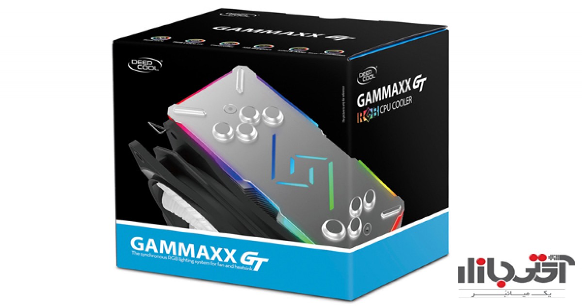فن سی پی یو دیپ کول GAMMAXX GT با قابلیت نور پردازی RGB