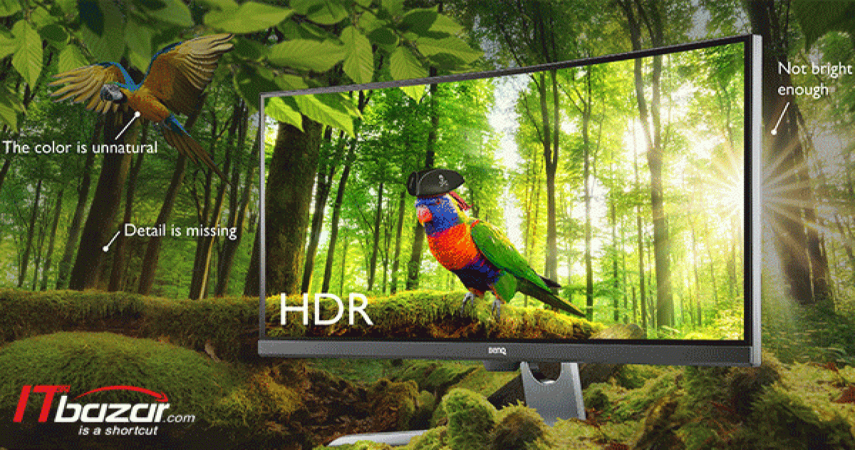 مانیتور منحنی بنکیو EX3501R با قابلیت پشتیبانی از تصاویر HDR10