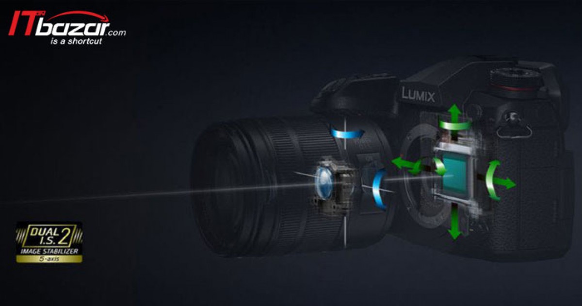دوربین عکاسی پاناسونیک لومیکس جی 9 دارای استابیلایزر 5 محوره