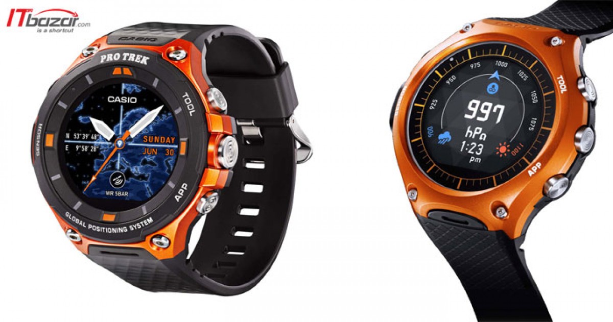 ساعت هوشمند کاسیو WSD-F20A مجهز به اپلیکیشن های جدید و کاربردی
