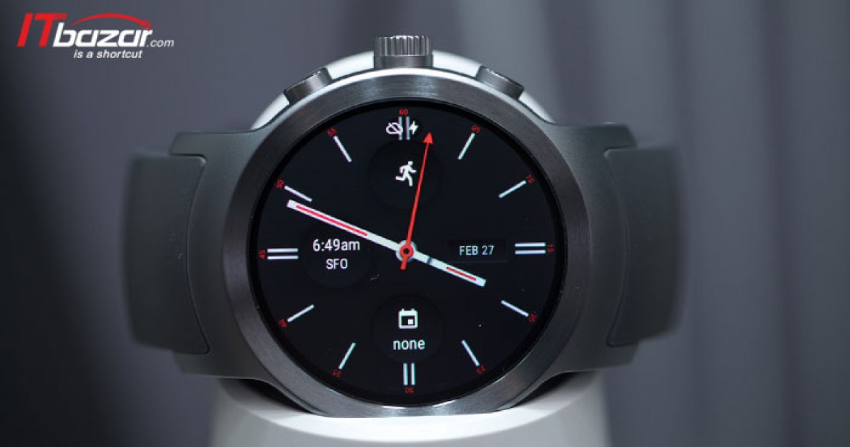 ساعت هوشمند ال جی واچ تایم پیس مجهز به سیستم عامل Wear OS