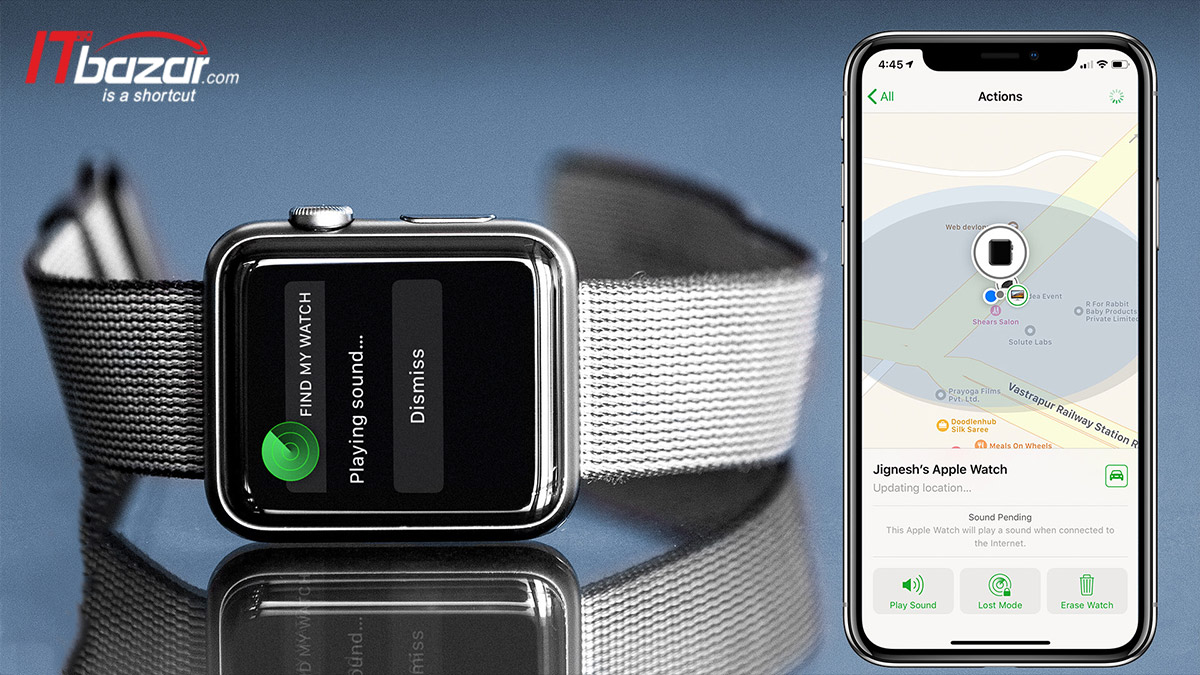 پیدا کردن اپل واچ گمشده