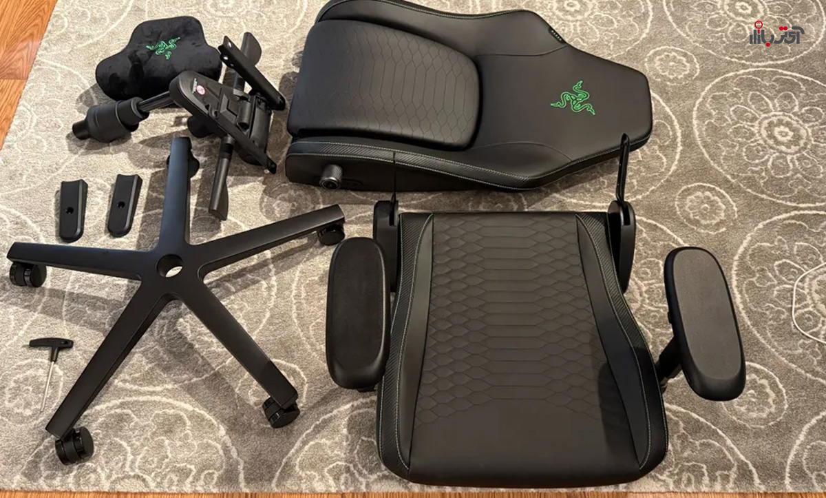 مونتاژ صندلی Razer Iskur V2