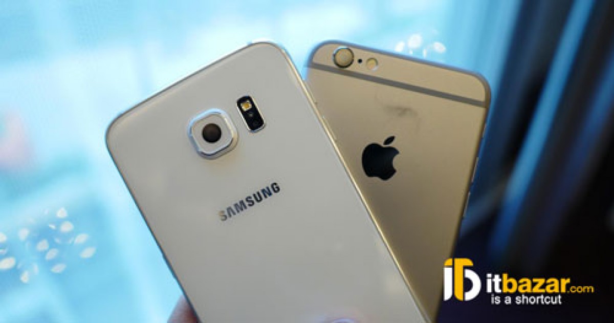 افت فروش Iphone 6 اپل بعد از ارائه Galaxy S6 سامسونگ