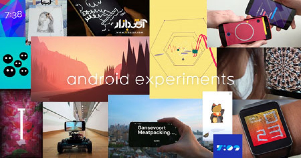 رونمایی گوگل از Android Experiments مخصوص اندرویدیها