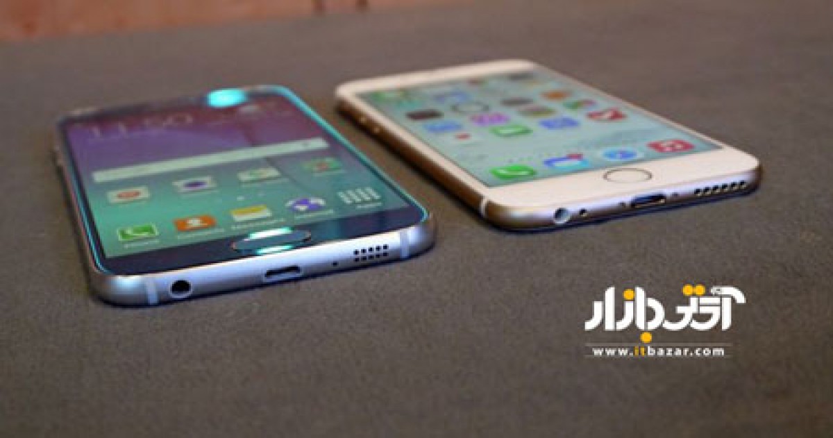 گوشی موبایل سامسونگ گلکسی S6 و گوشی موبایل اپل آیفون 6S