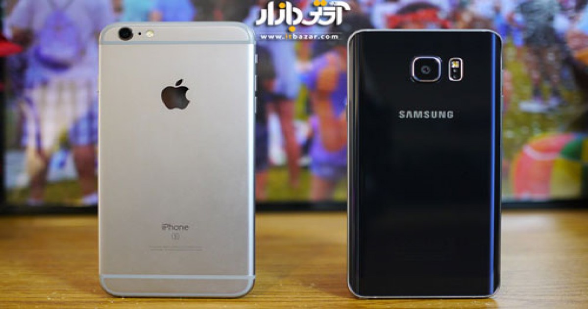 گوشی موبایل Galaxy Note 5 و iPhone 6S Plus