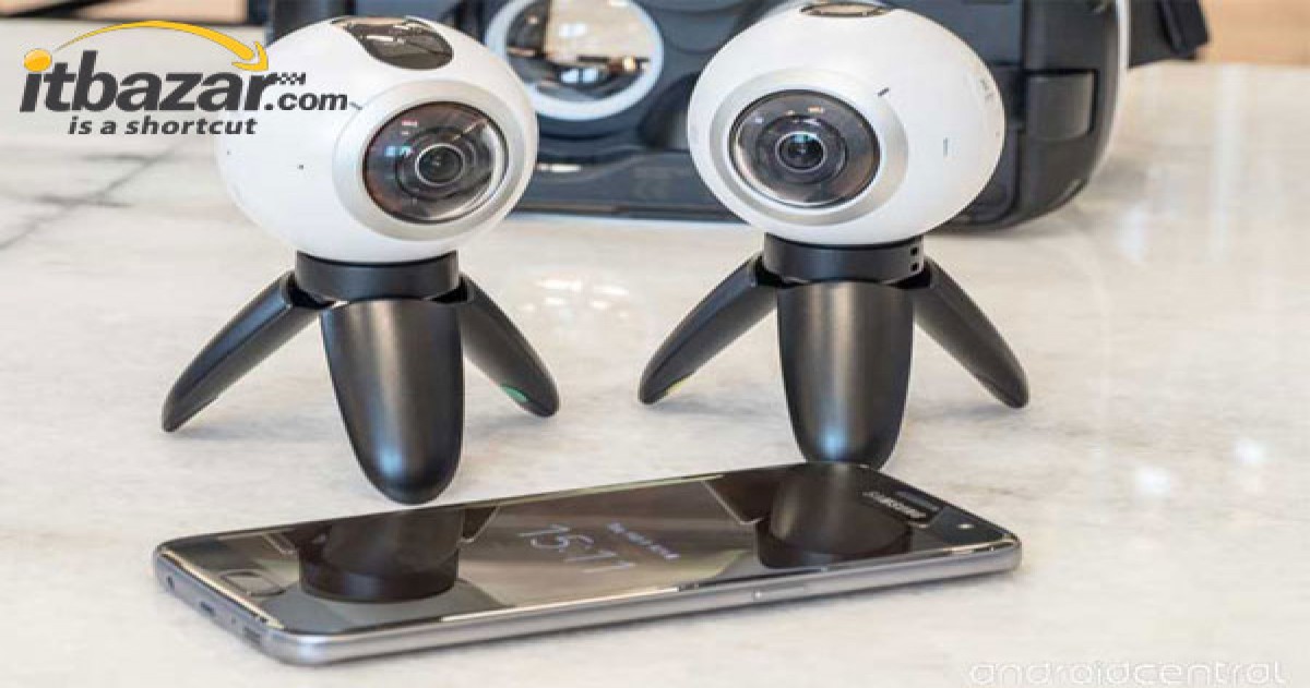 دوربین عکاسی سامسونگ Gear 360 مجهز به ثبت تصاویر 360 درجه ای