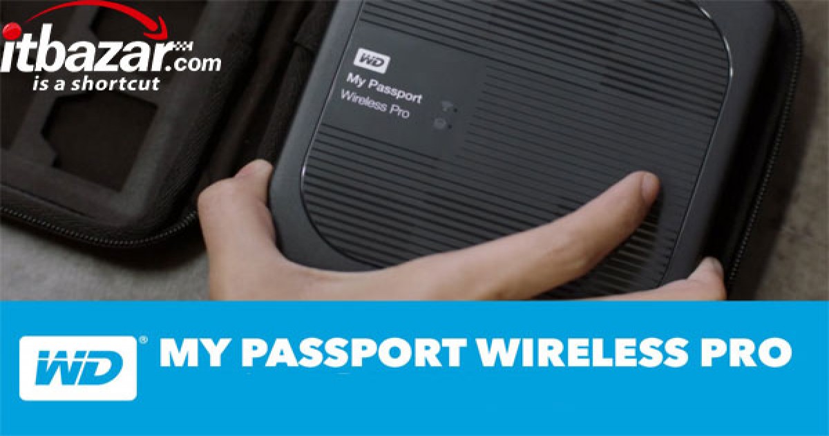 هارد اکسترنال وسترن دیجیتال My Passport Wireless Pro