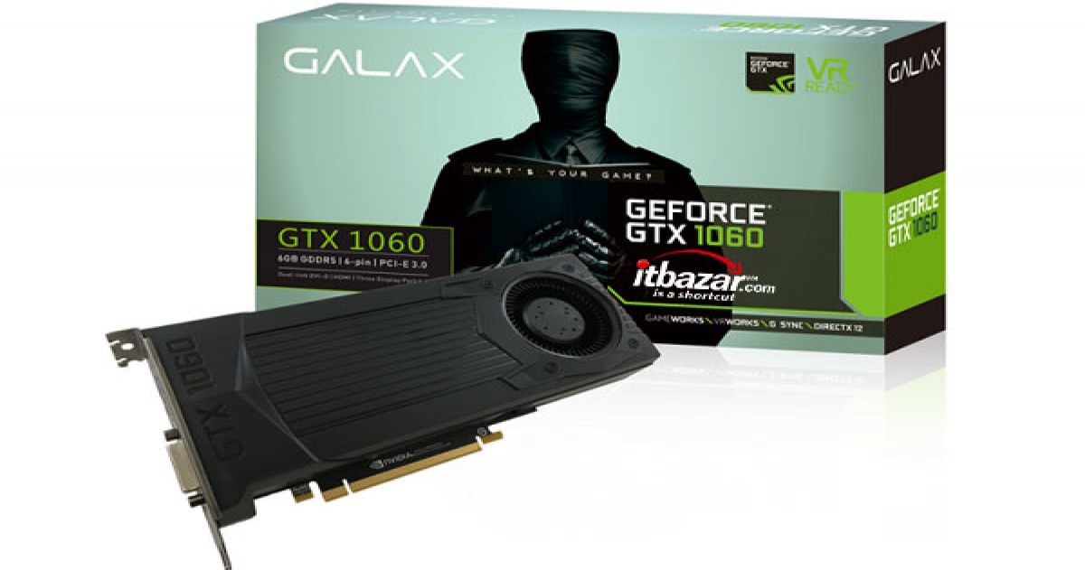 کارت گرافیک Galax GTX 1060 EXOC