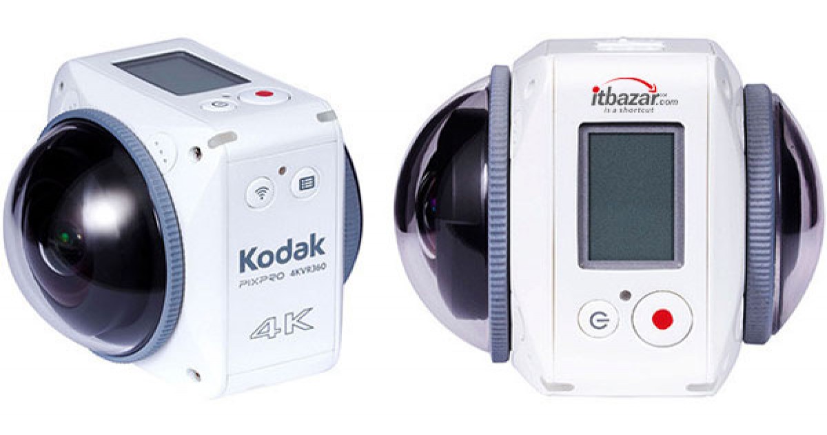 جدید ترین دوربین فیلم برداری کداک با قابلیت فیلم ‌برداری 4K و 360 درجه ای