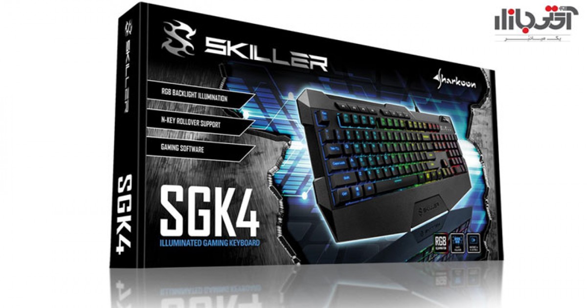 کیبورد گیمینگ شارکون SKILLER SGK4