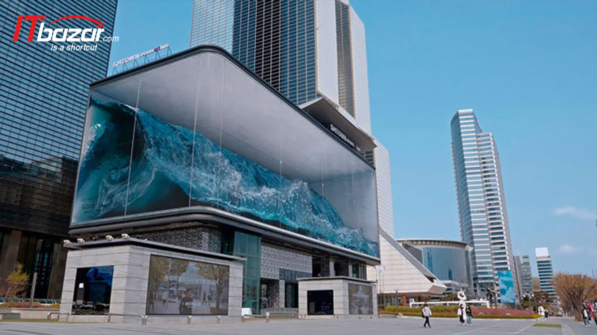 بزرگترین صفحه نمایش ال ای دی در سئول