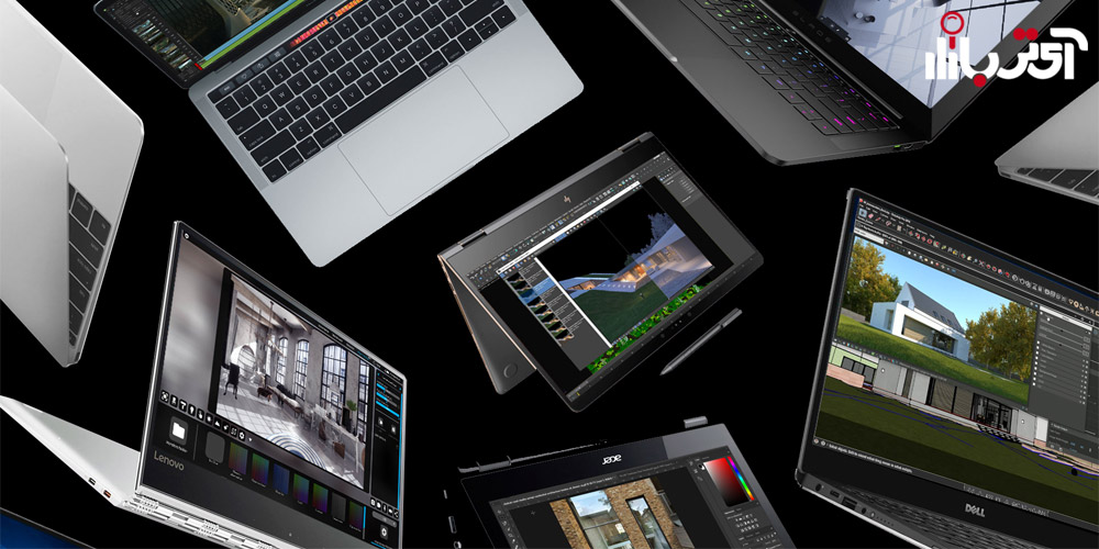 لپ تاپ های مختلف ایسوس، دل، لنوو و اپل