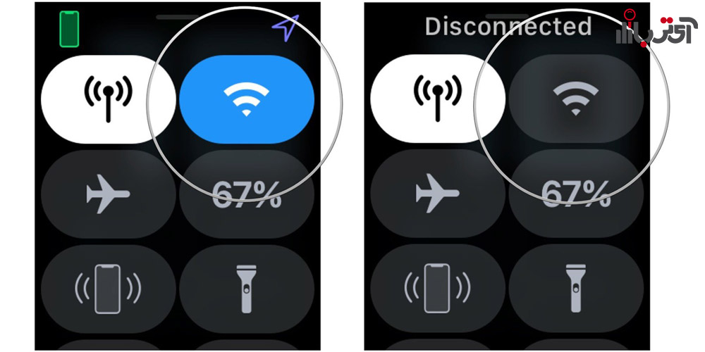 قابلیت اتصال به وای فای در اپل واچ ها