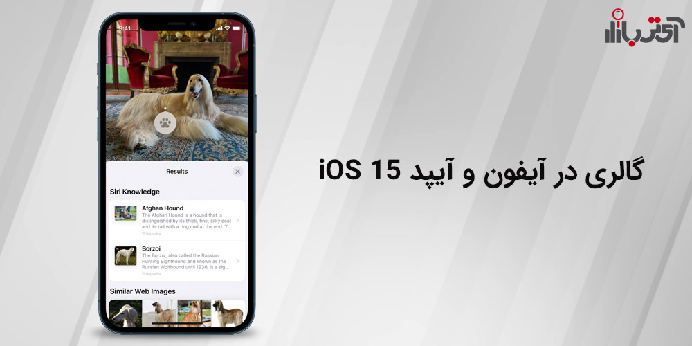 بررسی گالری در آیفون و آیپد در iOS 15