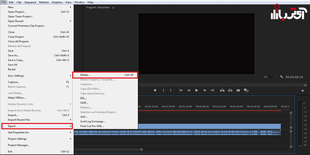 premiere cut video export