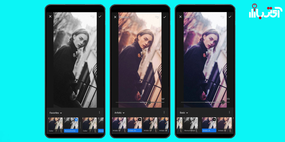 فیلتر تصویر در نرم افزار Adobe Photoshop Lightroom
