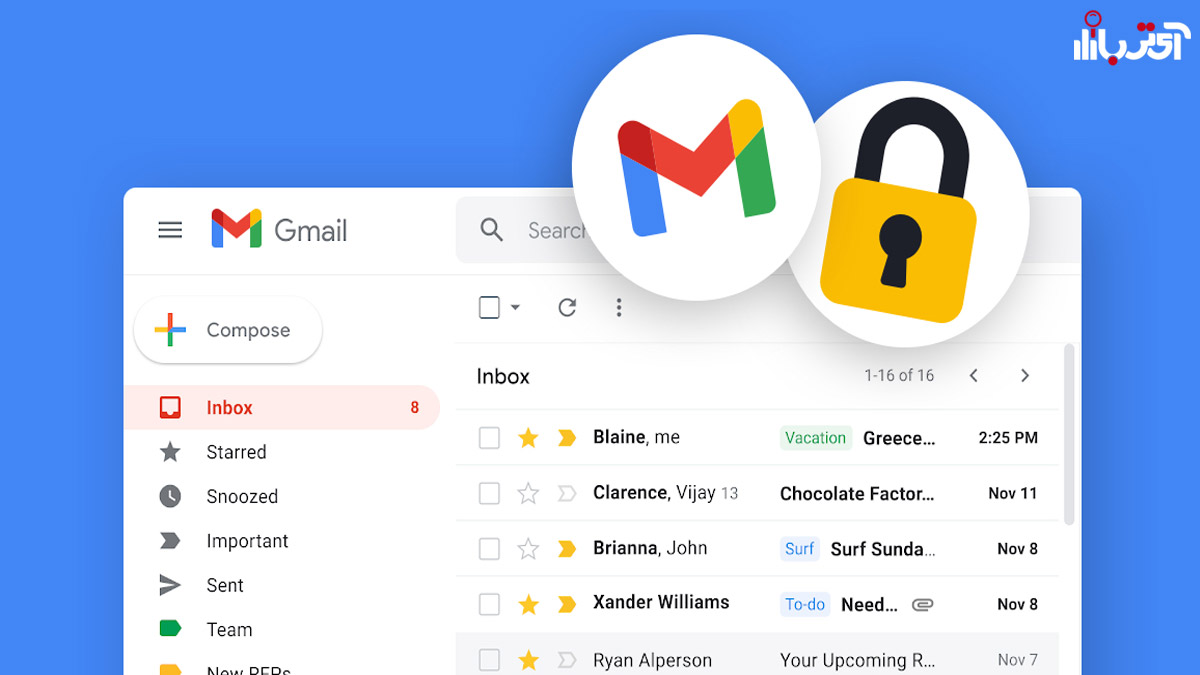 چگونه امنیت Gmail را بالا ببریم