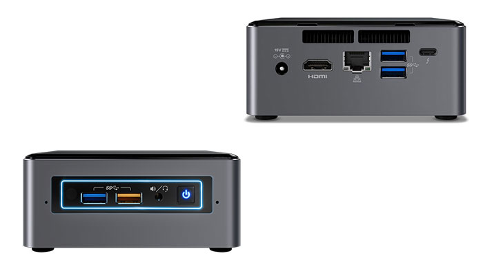 مینی پی سی اینتل NUC7i5BNH Core i5 4GB 64SSD