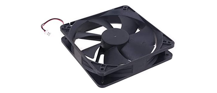 فن دستگاه ماینر بی وای 12x12 12V 2.5A