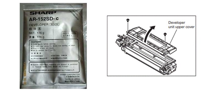 دولوپر دستگاه فتوکپی شارپ AR-152SD-C