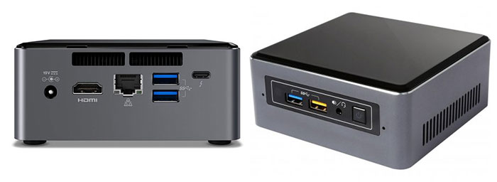 مینی پی سی اینتل NUC7i5BNH Core i5 8GB 64SSD