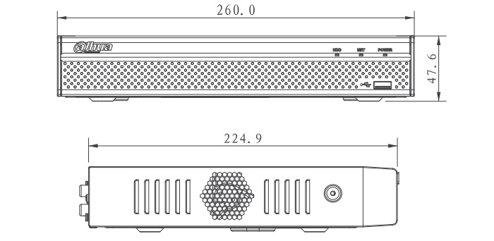 دستگاه NVR داهوا 8 کانال NVR1A08HS