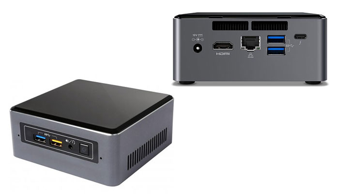 مینی پی سی اینتل NUC7i5BNH Core i5 4GB 1TB