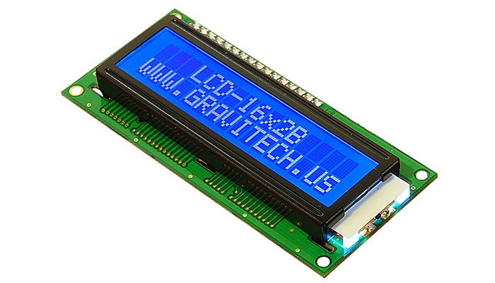 ماژول نمایشگر LCD کاراکتری 16x2 با بک لایت آبی