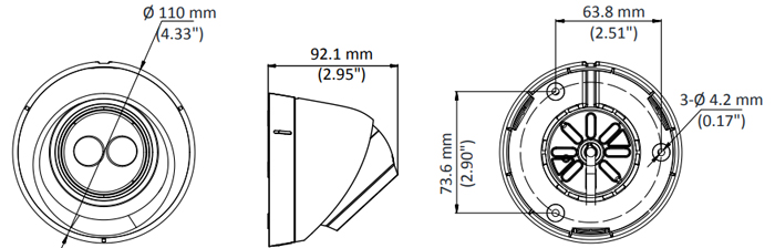 دوربین مداربسته آی پی دام های لوک IPC-T120