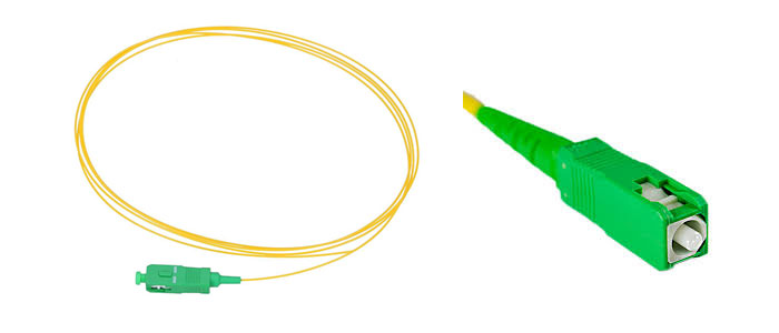 پیگتیل فیبر نوری 1 متری SC سینگل مد پی بی ان