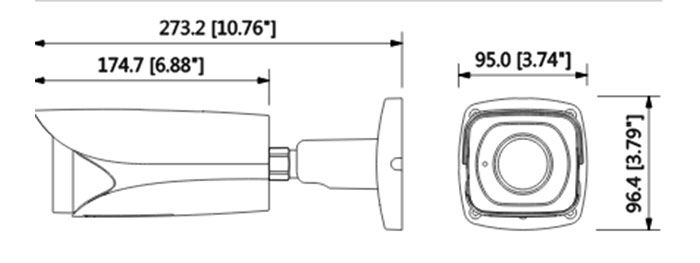 دوربین مداربسته تحت شبکه بولت داهوا DH-IPC-HFW5830E-Z