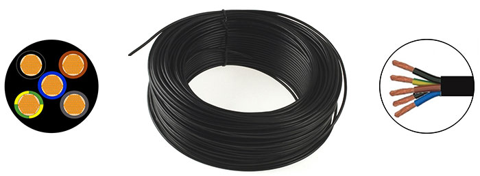 کابل افشان رویان 5x1.5