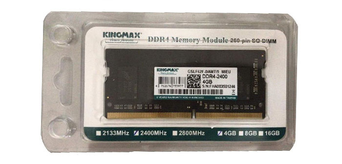 رم لپ تاپ کینگ مکس 4GB DDR4 2133MHz