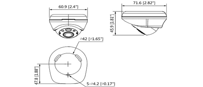 دوربین مداربسته HDCVI دام داهوا HAC-HDW1200LP