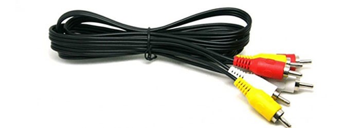 کابل صدا و تصویر سه به سه 1.5 متری RCA