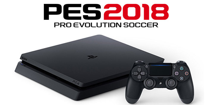 PS4 اسلیم 1 ترابایت سونی ریجن 2 با بازی PES18