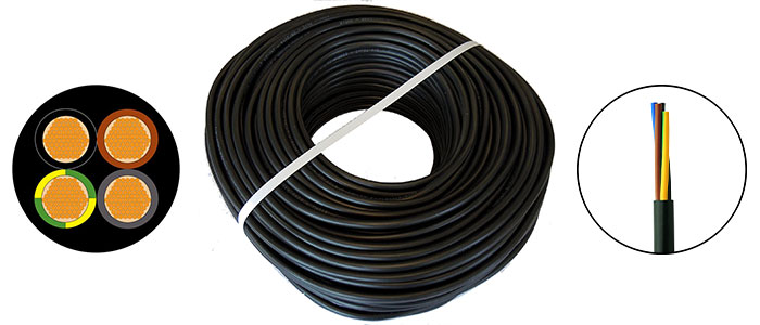 کابل افشان رویان 4x10