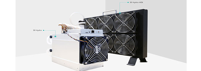دستگاه استخراج ارز بیت مین Antminer S9 Hydro